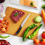 5.5 Inch Kitchen Utility Knife, German High Carbon Stainless Steel | Razor Sharp Full Tang Forged Meat Trimming & Sandwich Knife, Prep Knife & Small Chef Knife For Fruits, Cheese, Veggies, Herbs