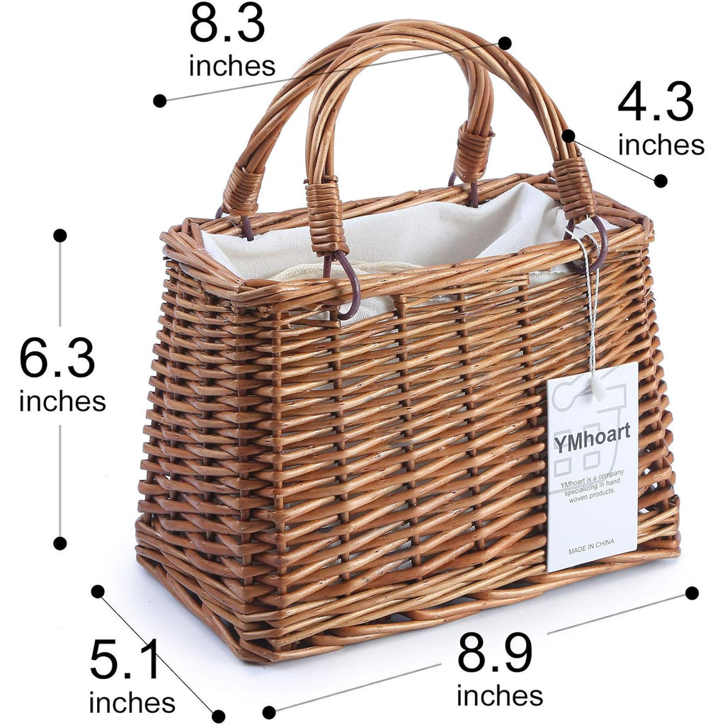 Straw Beach Bags For Women Summer Clutch Rattan Woven Wicker Purse Crochet Tote