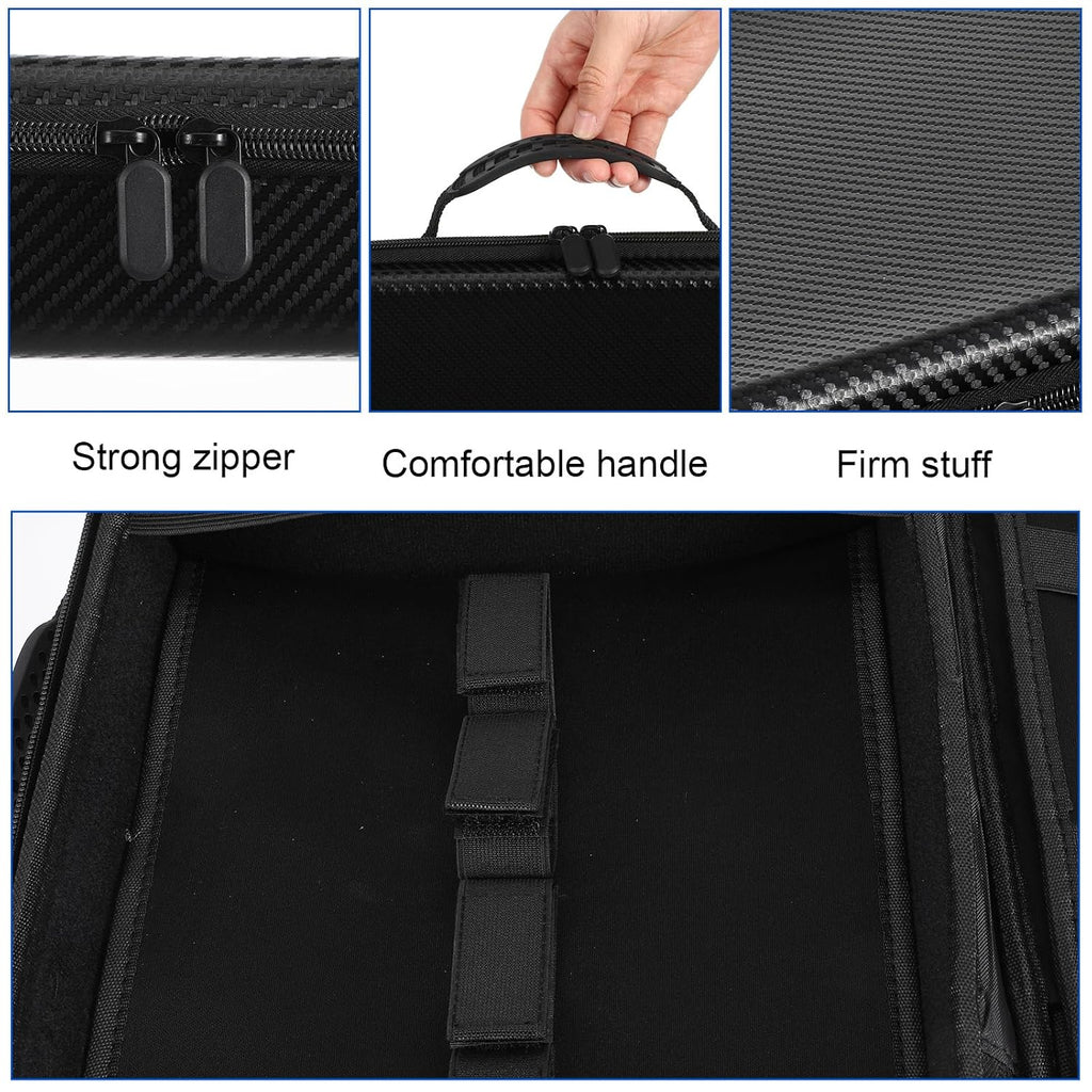 Hard Travel Case For Hair Clippers Barber Accessories Bag Hair Cutting Barber Supplies Organizer Bag Trimmer Organizer Storage Clipper Case Hairs Tool Bags For Men Grooming Kits