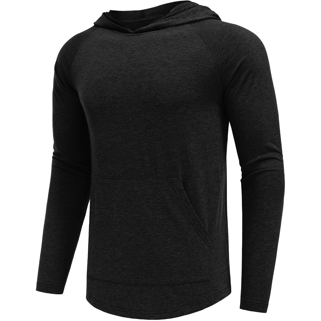 Pinspark Lightweight Hoodies For Men Long Sleeve Pullover Hoodie Golf Gym Workout Athletic Hooded Sweatshirt