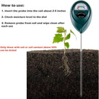 Soil Moisture Meter For House Plants, Plant Water Meter,Plant Moisture Meter For House Plants And Outdoor Plants, No Batteries Required (Green)