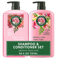 Herbal Essences Shampoo & Conditioner Set, Rose Hips - Smooth Collection, Paraben-Free, Color-Safe, Shiny Hair With Jojoba & Vitamin E, 29.2 Fl Oz Each, 2-Pack