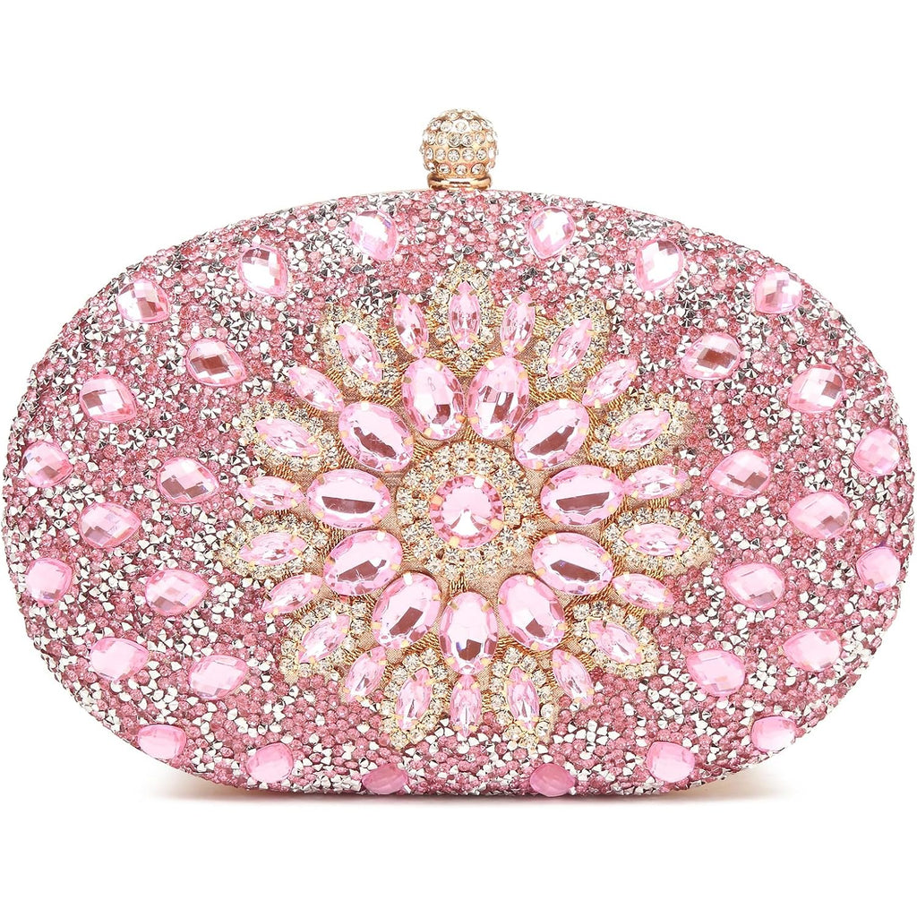 Women'S Evening Bags Sparkly Rhinestone Clutch Purses Luxury Handbags