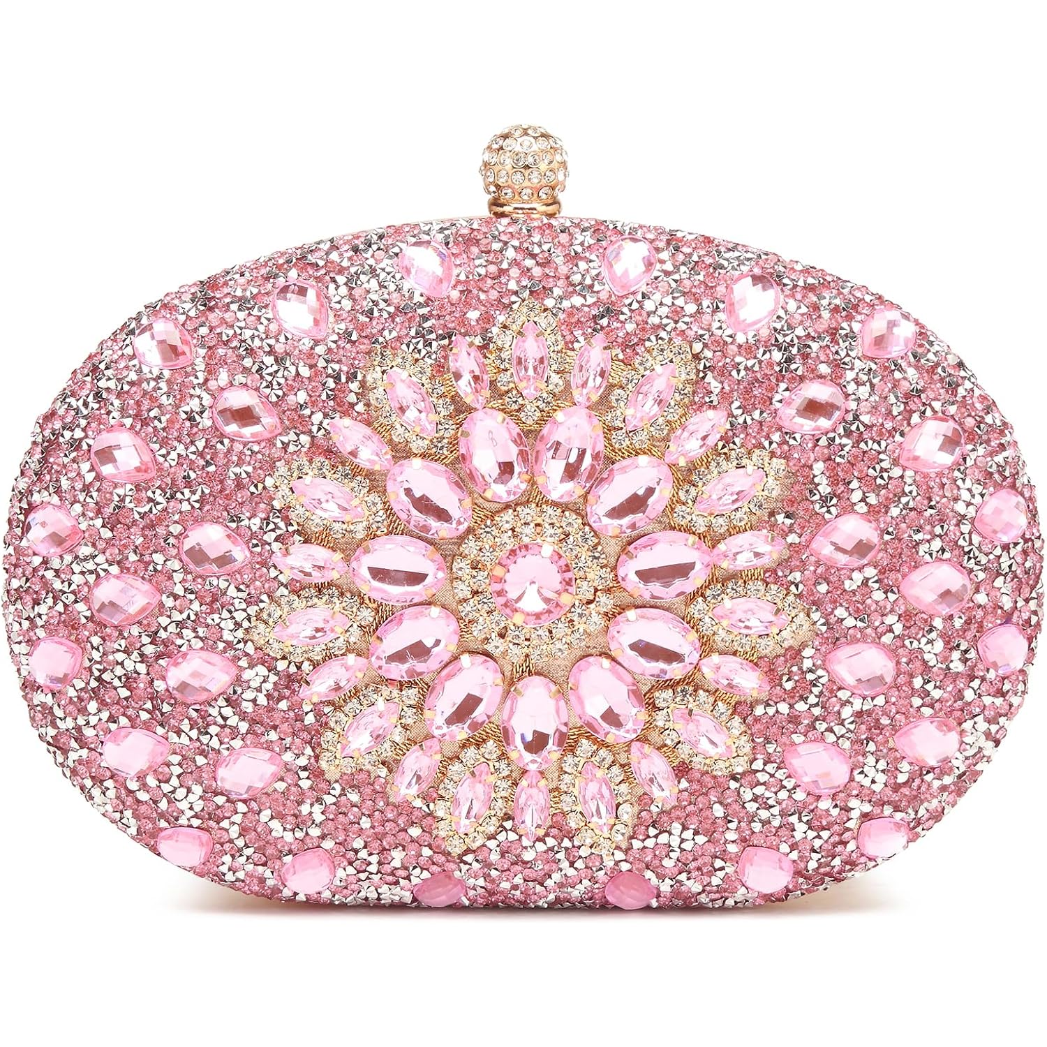 Women'S Evening Bags Sparkly Rhinestone Clutch Purses Luxury Handbags