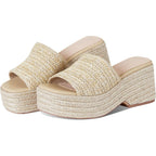 Platform Slip On Espadrille Sandals For Women Summer Wedges Slides -Flatform, Open Toe, Bohemia, Beach, Wedding