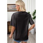 Shewin Oversized Wash Out Fabric Tee Shirts Trendy Cotton Tops Casual Work Tshirt 2026