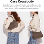 Coach Women'S Soft Pebble Leather Cary Crossbody