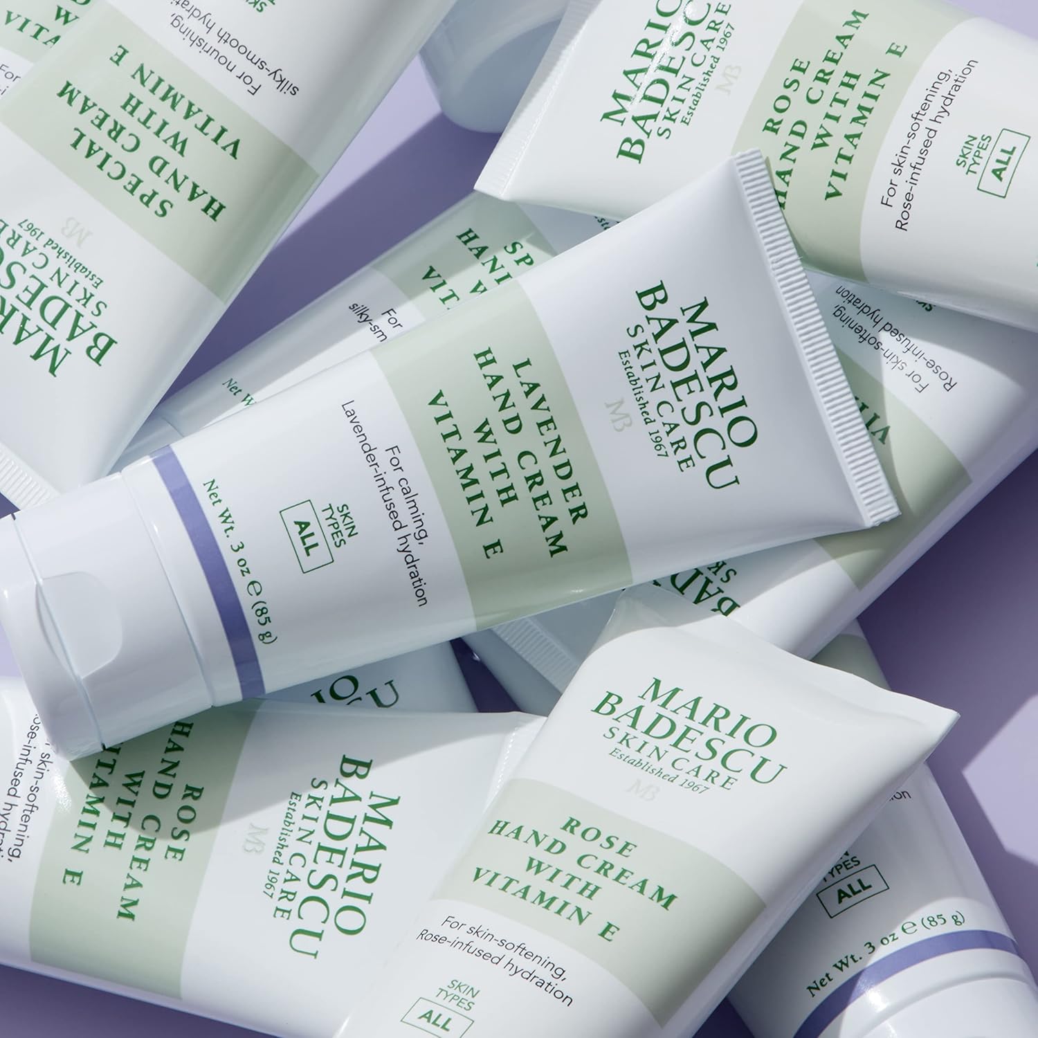 Mario Badescu Hand Cream With Vitamin E for Dry Cracked Hands, Moisturizing, Light and Fast-Absorbing, Ideal for All Skin Types