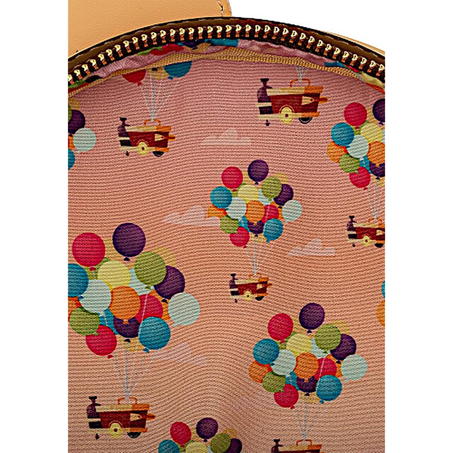 Loungefly Disney Pixar Up Working Buddies Womens Double Strap Shoulder Bag Purse,One Size
