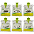 Rescue! Outdoor Disposable Fly Trap – Hanging Fly Catcher With Attractant Bait, Fly Bag For Patio, Yard, Trash & Farm Areas – Easy-To-Use Outdoor Fly Control - 6 Traps