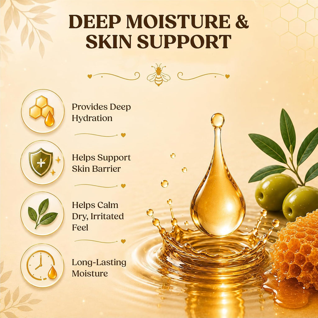 Sweet Bee Magic Organic Honey Bee Balm For Face, Skin & Body - All In One Honey Balm - Beeswax Body Moisturizer - All Natural Aid - 1 Jar (2Oz)