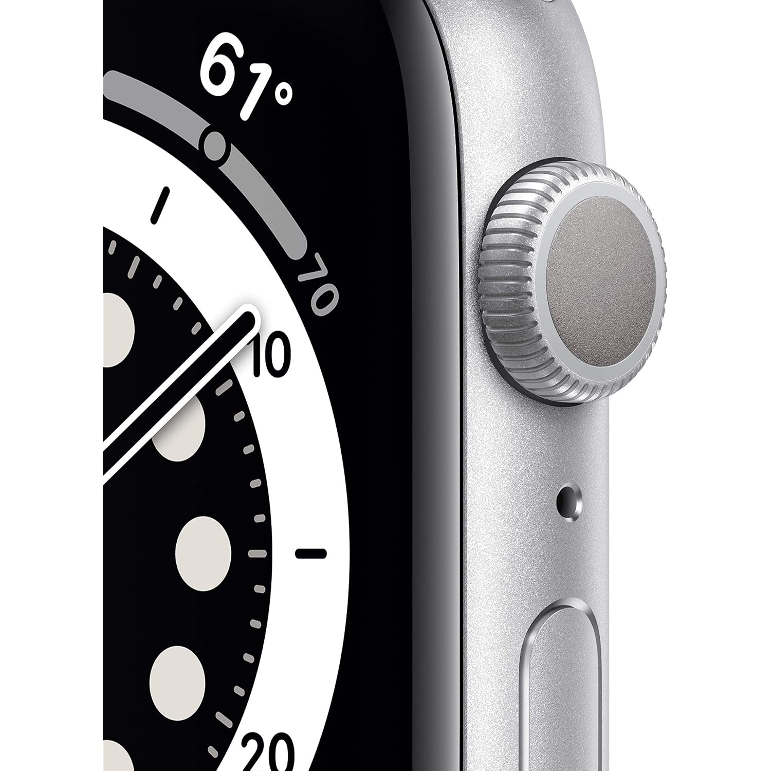Apple Watch Series 6 (Gps, 44Mm) - Silver Aluminum Case With White Sport Band (Renewed)
