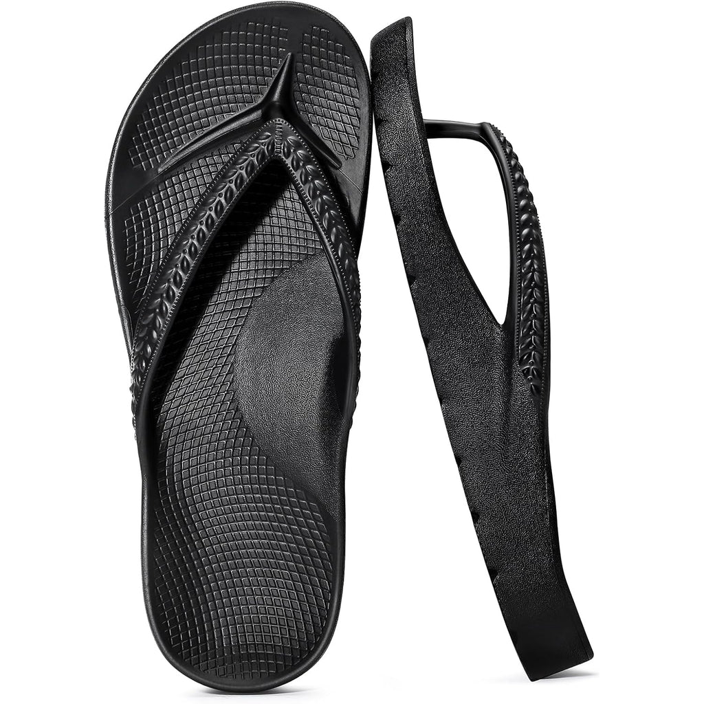 Kidmi Arch Support Flip Flops For Womens Comfortable Orthopedic Sandals For Plantar Fasciitis Beach Thong Slides