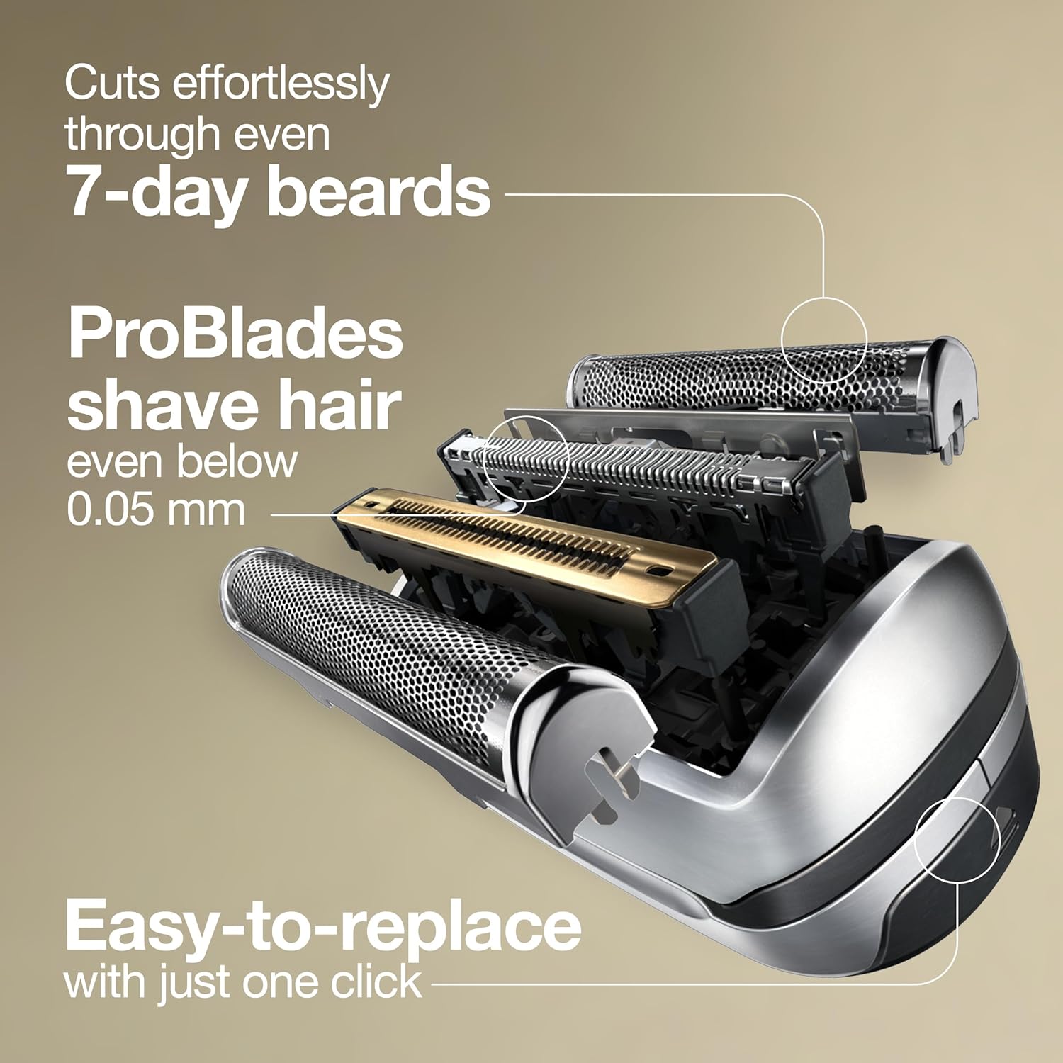 Series 9 Men's Electric Shaver Head ORIGINAL Replacement Blade, Silver 94M