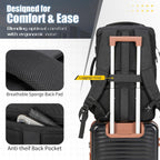 42L Carry On Travel Backpack With 4 Packing Cubes, Tsa Friendly | Flight Approved, Fits 17.3 Inch Laptop, Suitcase-Style Opening, Water-Resistant, Weekender Business Bag, Comfortable