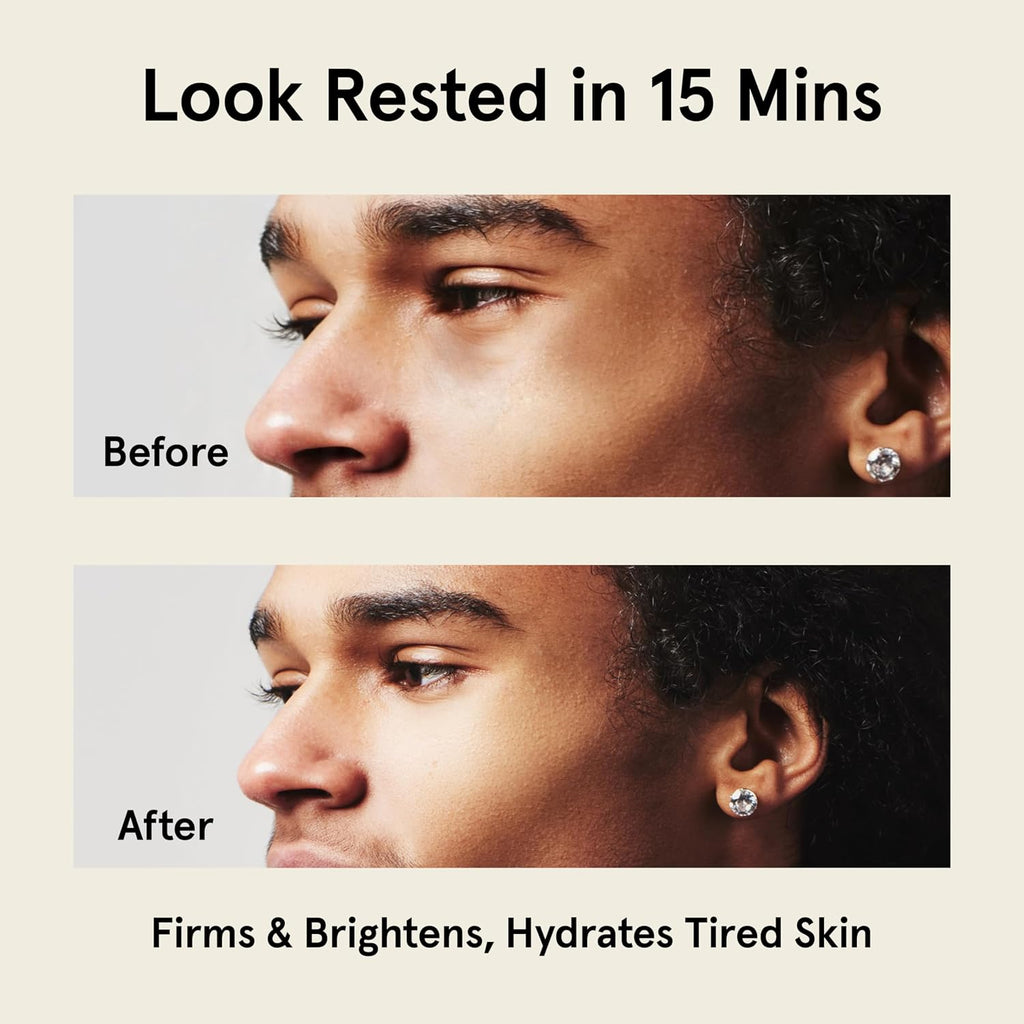 Bro Mask Under Eye Patches For Men - Cooling Eye Patches For Dark Circles And Puffiness With Caffeine, Niacinamide, Hyaluronic Acid (6 X 1 Pairs)