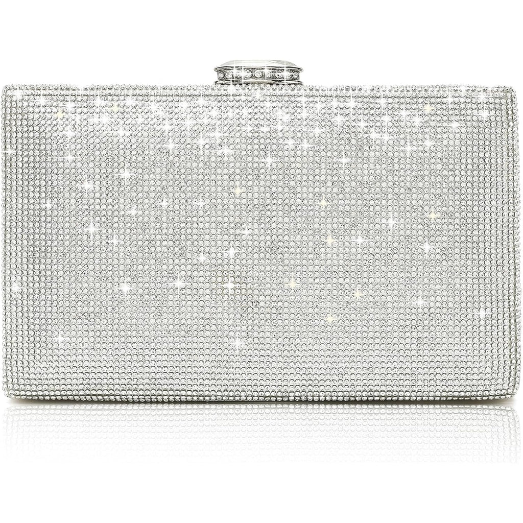 Women'S Sparkling Clutch Purse Elegant Glitter Evening Bags Bling Evening Handbag For Dance Wedding Party Prom Bride