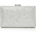 Women'S Sparkling Clutch Purse Elegant Glitter Evening Bags Bling Evening Handbag For Dance Wedding Party Prom Bride
