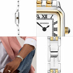 Sekonda Monica Ladies 20Mm Quartz Watch In White With Roman Numerals, Analogue Display And Alloy Strap