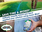 Liquid Harvest Lazer Blue Concentrated Spray Pattern Indicator 8 Ounces Perfect Weed Dye, Herbicide Fertilizer Marking Turf Mark And Marker