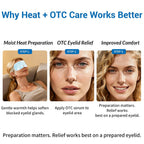 Stye Eye Treatment 2 Kits-Stye Relief Rollerball Serum & 10 Pcs Eye Patches | For Styes, Chalazions And Blepharitis Treatment For Eyelids, Stye Eye Compress, Clear Eyes Redness Relief, Sleep Eye Mask