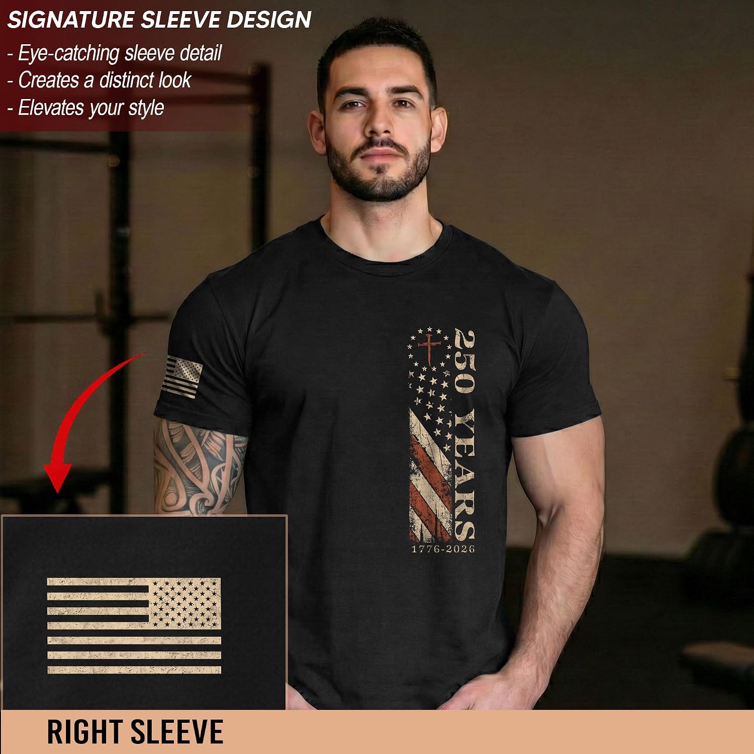 250 Anniversary Usa Shirt, Christian Shirts For Men | Celebrate Your Faith And American Pride With Our Unique Collection Of Cross-Themed Apparel And 250Th Anniversary Shirts.