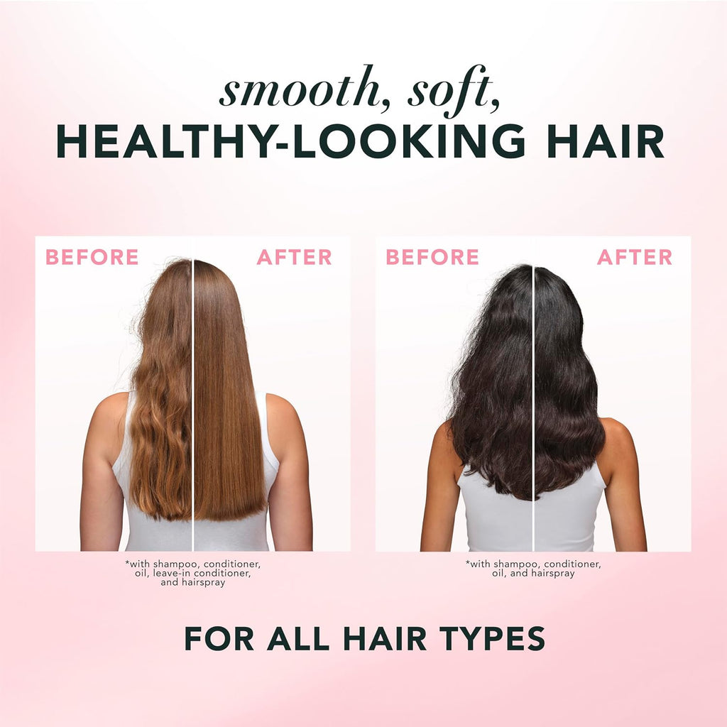Herbal Essences Shampoo & Conditioner Set, Rose Hips - Smooth Collection, Paraben-Free, Color-Safe, Shiny Hair With Jojoba & Vitamin E, 29.2 Fl Oz Each, 2-Pack