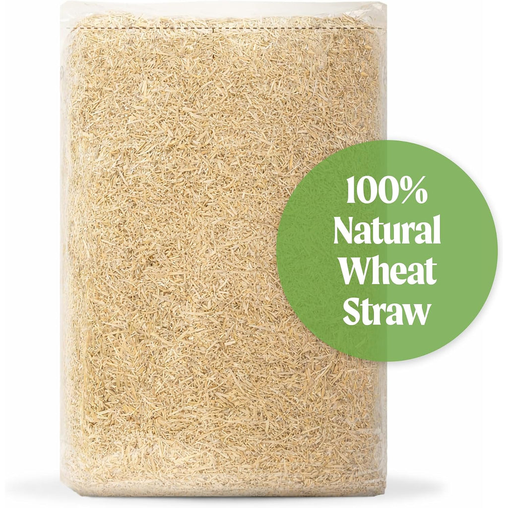 Healthistraw Gardenstraw, 3 Cu Ft (20 Lbs) All-Natural Mulch For Gardens, Vegetables & Lawn Seeding – Water-Conserving Wheat Straw – Thoroughly Cleaned, Sustainable