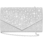 Clutch Purses For Women Rhinestone Evening Bags Crossbody Envelope Handbags For Wedding Cocktail Prom Party