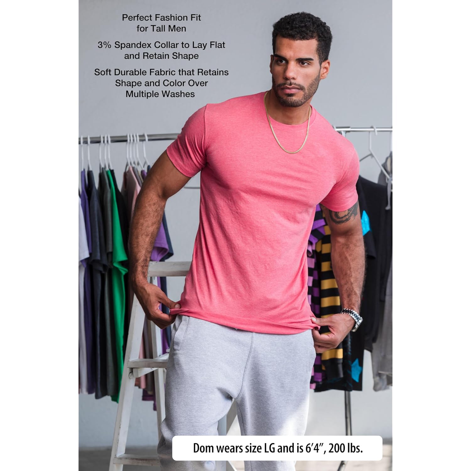 Have It Tall Men'S Fashion Fit T Shirt
