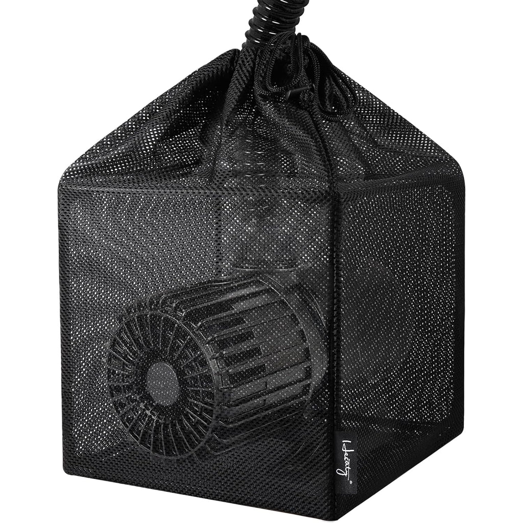 Pond Filter Bag, Pump Barrier Bag | Anti-Clogging Cube Filter Box, Black Media Bag Pump Mesh Bag For Outdoor Water Fish Ponds