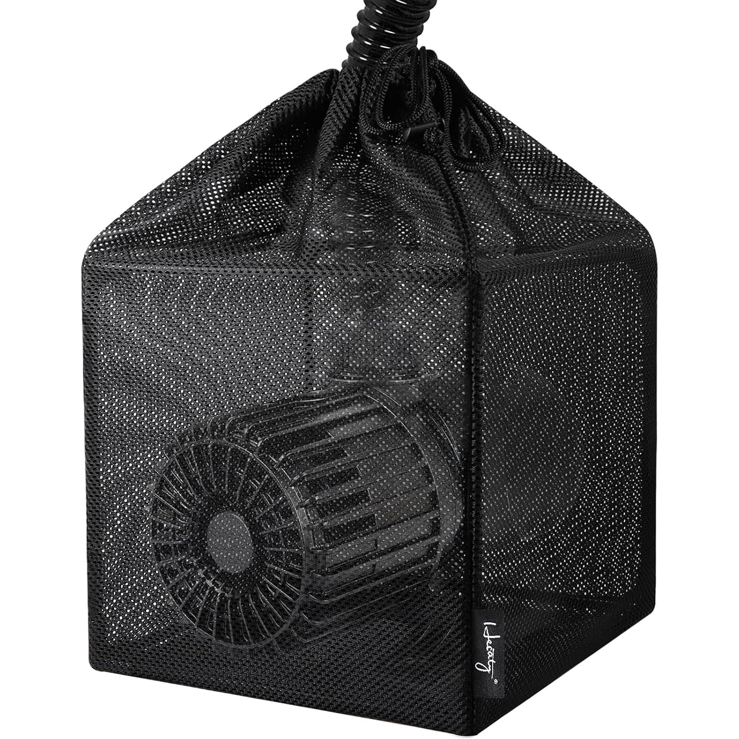Pond Filter Bag, Pump Barrier Bag | Anti-Clogging Cube Filter Box, Black Media Bag Pump Mesh Bag For Outdoor Water Fish Ponds