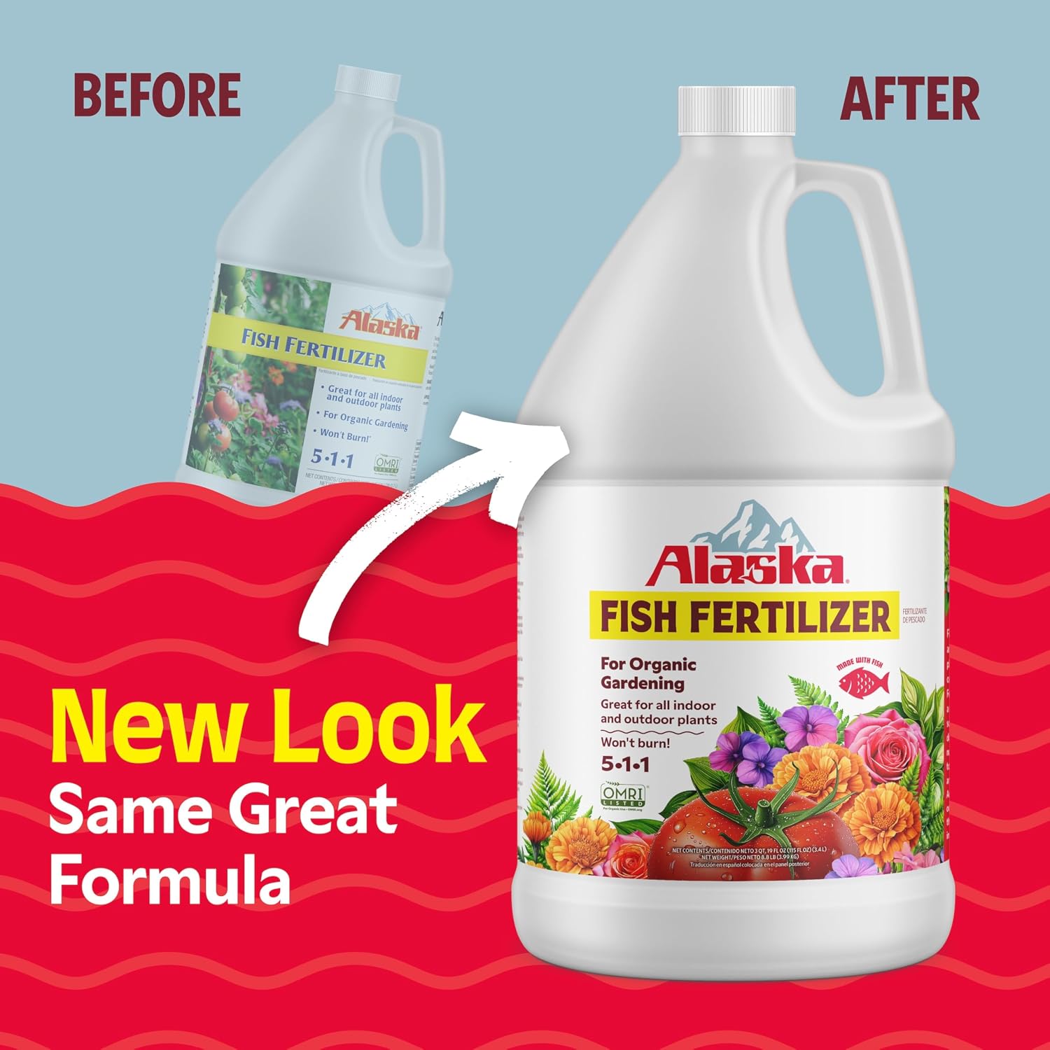 Alaska Fish Fertilizer Omri Listed 5-1-1