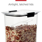 Rubbermaid Brilliance Airtight Cereal Food Storage Container, Shatterproof, Bpa-Free And Dishwasher-Safe, 32Oz Capacity