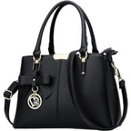 KKXIU 3 Zippered Compartments Purses and Handbags for Women Top Handle Satchel Shoulder Ladies Bags
