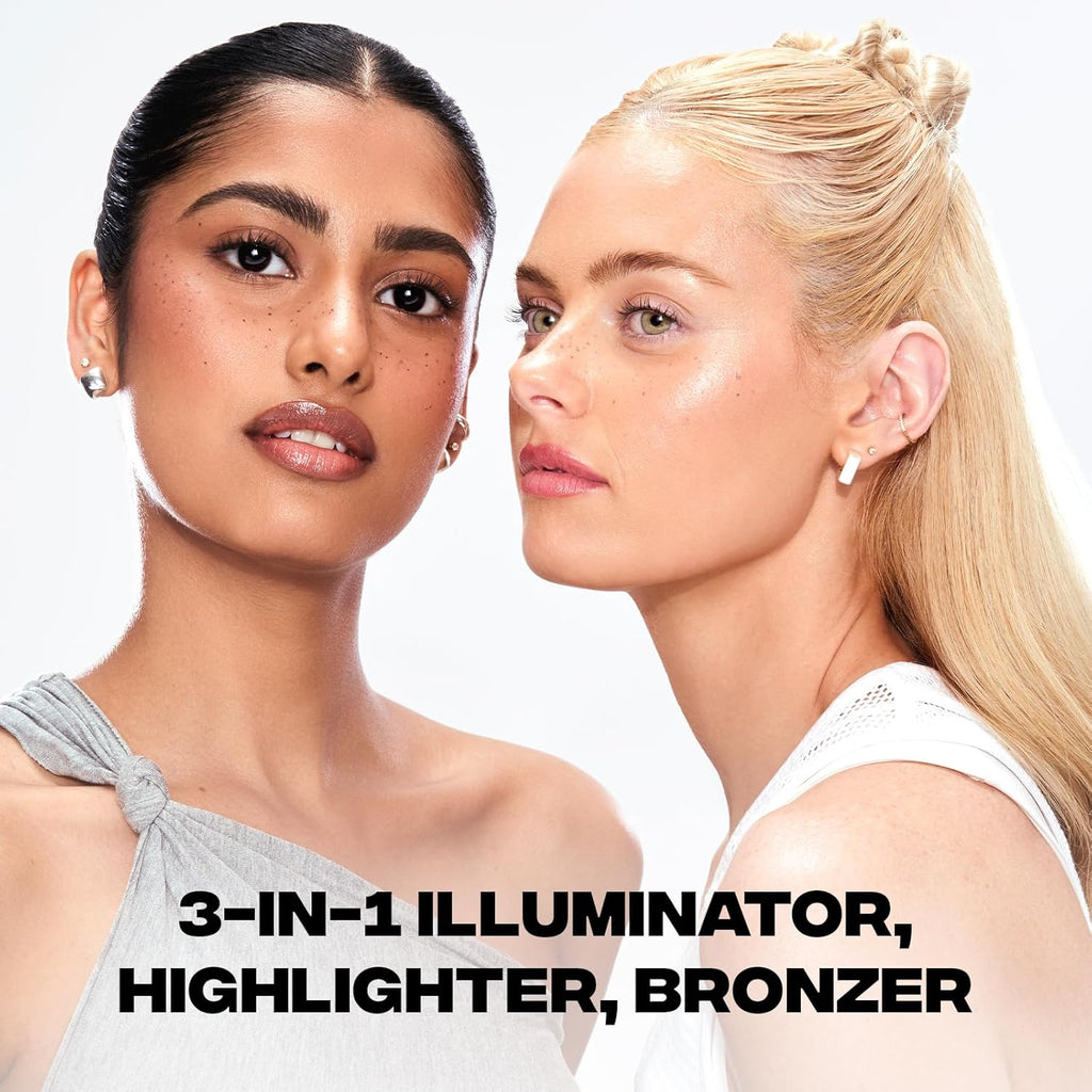 Sacheu Liquid Glow STAY-N Liquid Highlighter & Illuminator Makeup — 30ml Long Lasting Luminous Glow Lightweight Dewy Finish, Glow Getter