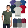 Next Level Apparel 6210 Men'S T-Shirts, Pack Of Unisex Cvc Cotton Blend Bulk Undershirt – Custom Color Set Remera Para Hombre