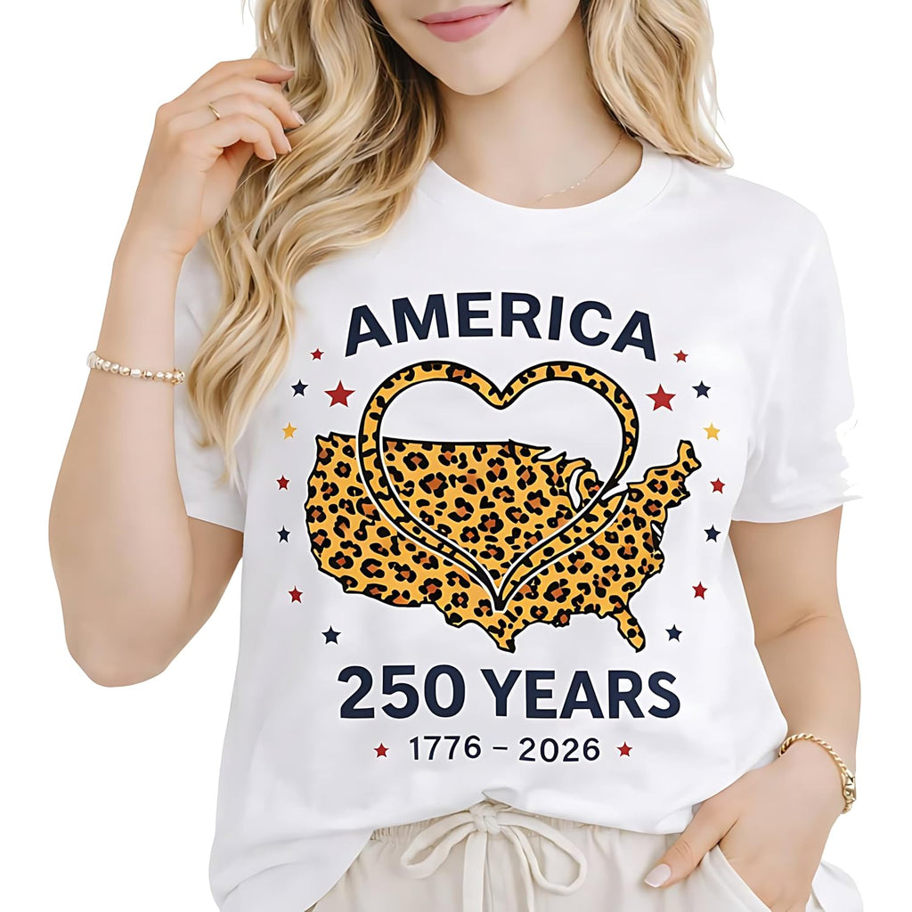 Women'S 4Th Of July Shirts America 250Th Anniversary T-Shirt Patriotic Floral Graphic Tee Casual Summer Top