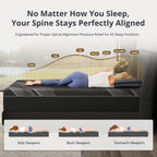 Dyonery Queen Size Mattress 10 Inch Gel Memory Foam Medium