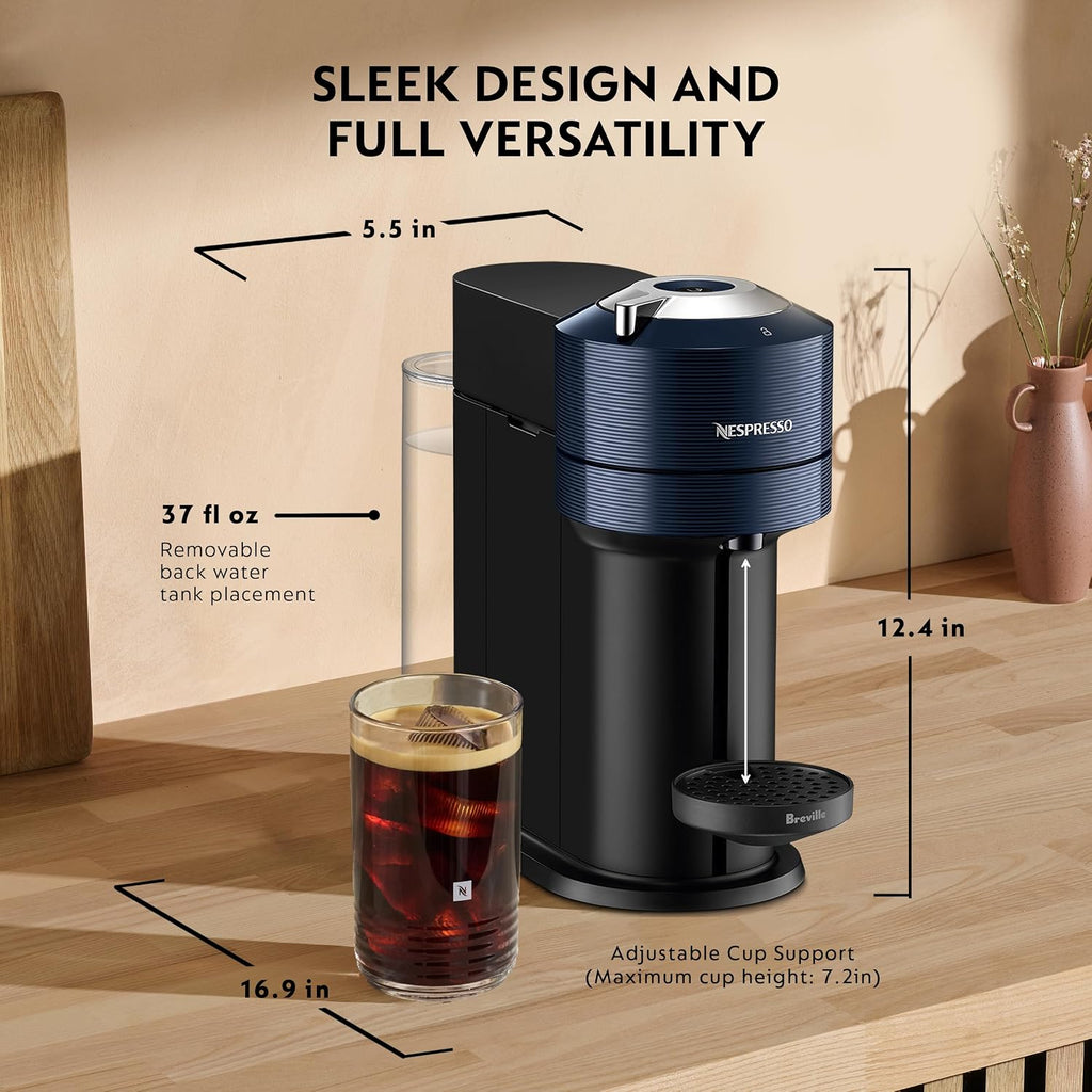 Nespresso Vertuo Next Coffee And Espresso Maker By Breville, Navy Blue