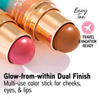 Physicians Formula Butter Glow & Go Multiuse Stick, Ultra-Creamy Radiant Finish Formula With Murumuru Butter, Vegan & Cruelty-Free- Berry Tan