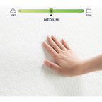 Best Price Mattress 6 inch Twin Mattress Bed-In-A-Box, Green Tea Memory Foam, White