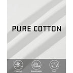 Eklentson Men'S Cotton Crewneck T-Shirts Long Sleeve Plain Tee Moisture Wicking Casual Tshirts Solid Color