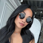 Wearme Pro - Reflective Lens Round Trendy Sunglasses