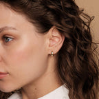 PAVOI 14K Gold Plated 925 Sterling Silver Post Huggie Earrings - Small Hoop Earrings for Women
