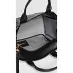Marc Jacobs Women'S The Leather Medium Tote Bag, Black, One Size