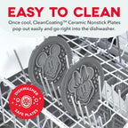 Disney | Dash Multimaker® Mini Maker System - Electric Waffle Maker & Swappable Plates - 1 Multimaker®, 4 Plates, Mickey Mouse & Friends Design, Aluminum