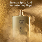 Golden Flame For Men Inspired By P.R. 1 Million, Spicy Cologne, 3.4 Oz | Notes Of Grapefruit, Mint, Cinnamon, Rose, Amber, Leather. Warm Spicy Scent For A Night Out. Long Lasting Edt. 100Ml