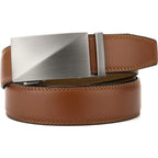 Chaoren Mens Belt Leather Ratchet Belt - Customizable Fit, Effortless Style (35Mm)