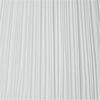 Set Of 2 White Pleated Large Empire Lamp Shade (Pre-Assembled) S 6.5" Top X 15" Bottom X 11" High (Spider) Replacement With Harp And Finial